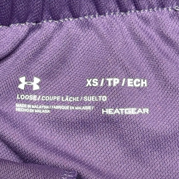 Under Armour Women's Play‎ Up 3.0 Shorts Retro Purple Size XS Pull On Loose Fit - Picture 9 of 12